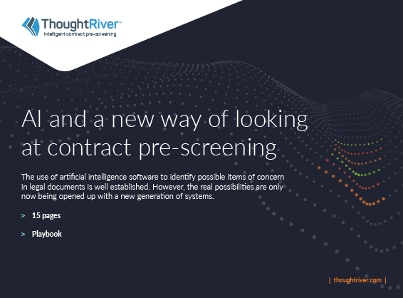 AI and a new way of looking at contract pre-screening
